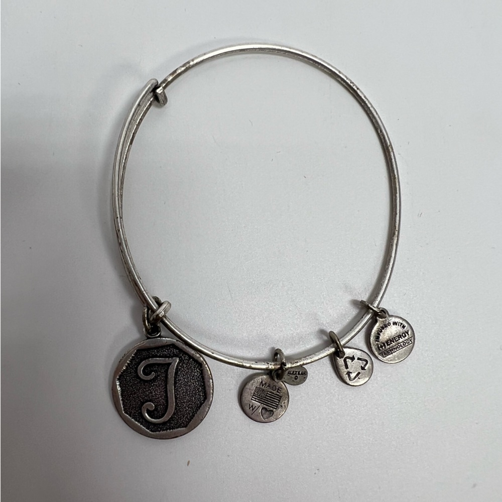 “J” initial Alex and Ani bracelet
